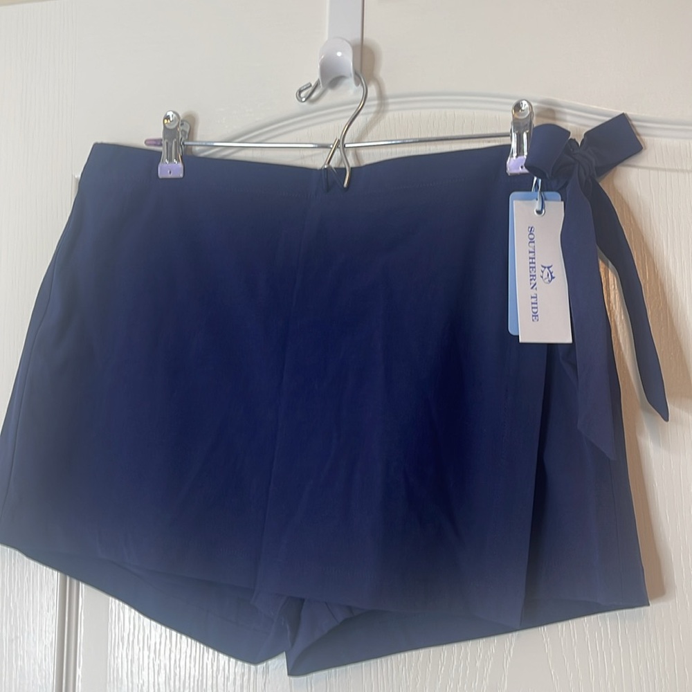 Southern Tide Jourdan Performance Skort Nautical Navy Blue Size 10 - Picture 5 of 16